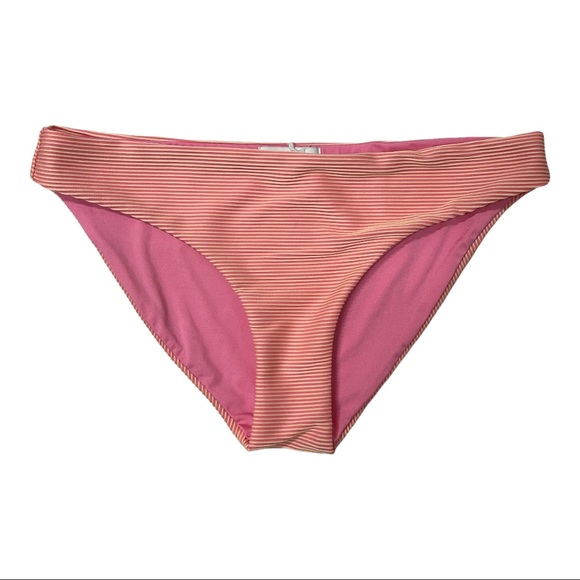 2279. Onia Pink Orange Stripe Bikini Bottom - NEW - Picture 1 of 3